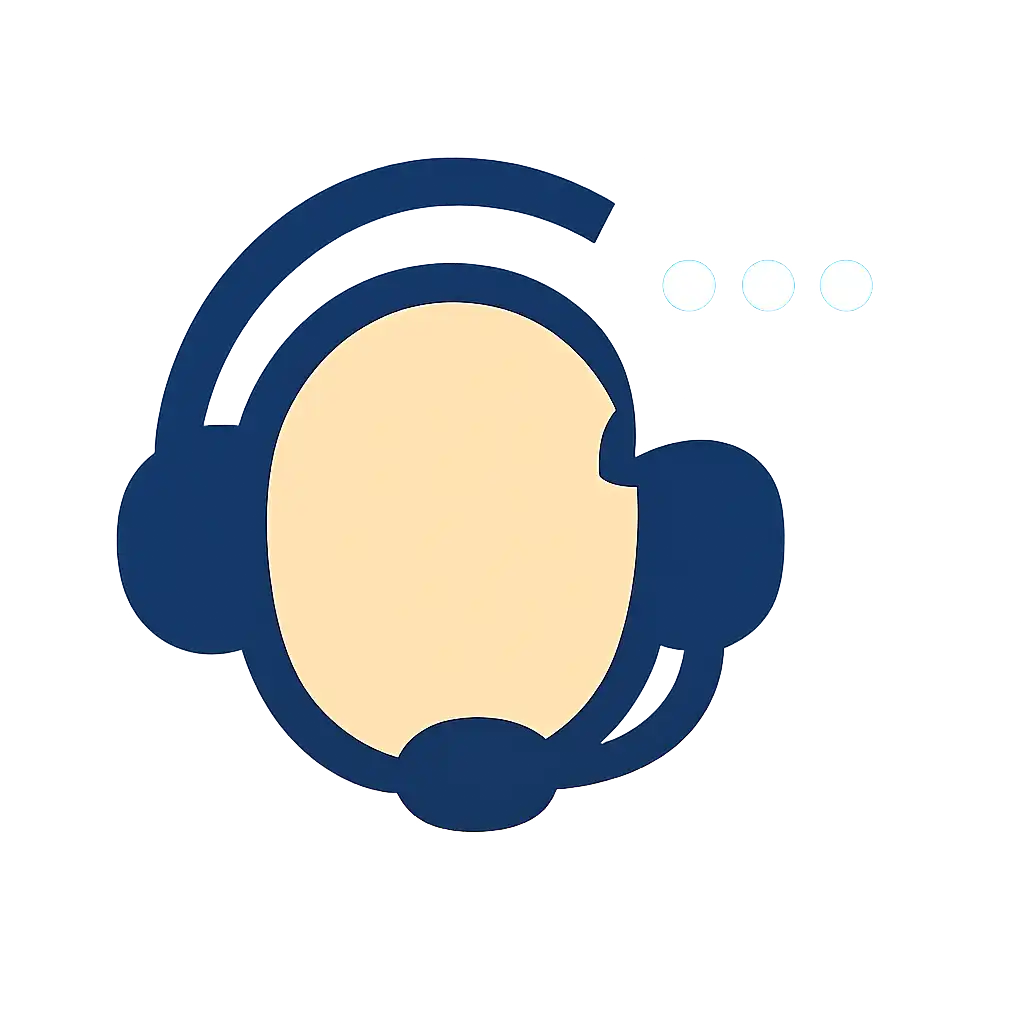 Customer support headset icon: 92 Game help and contact visual