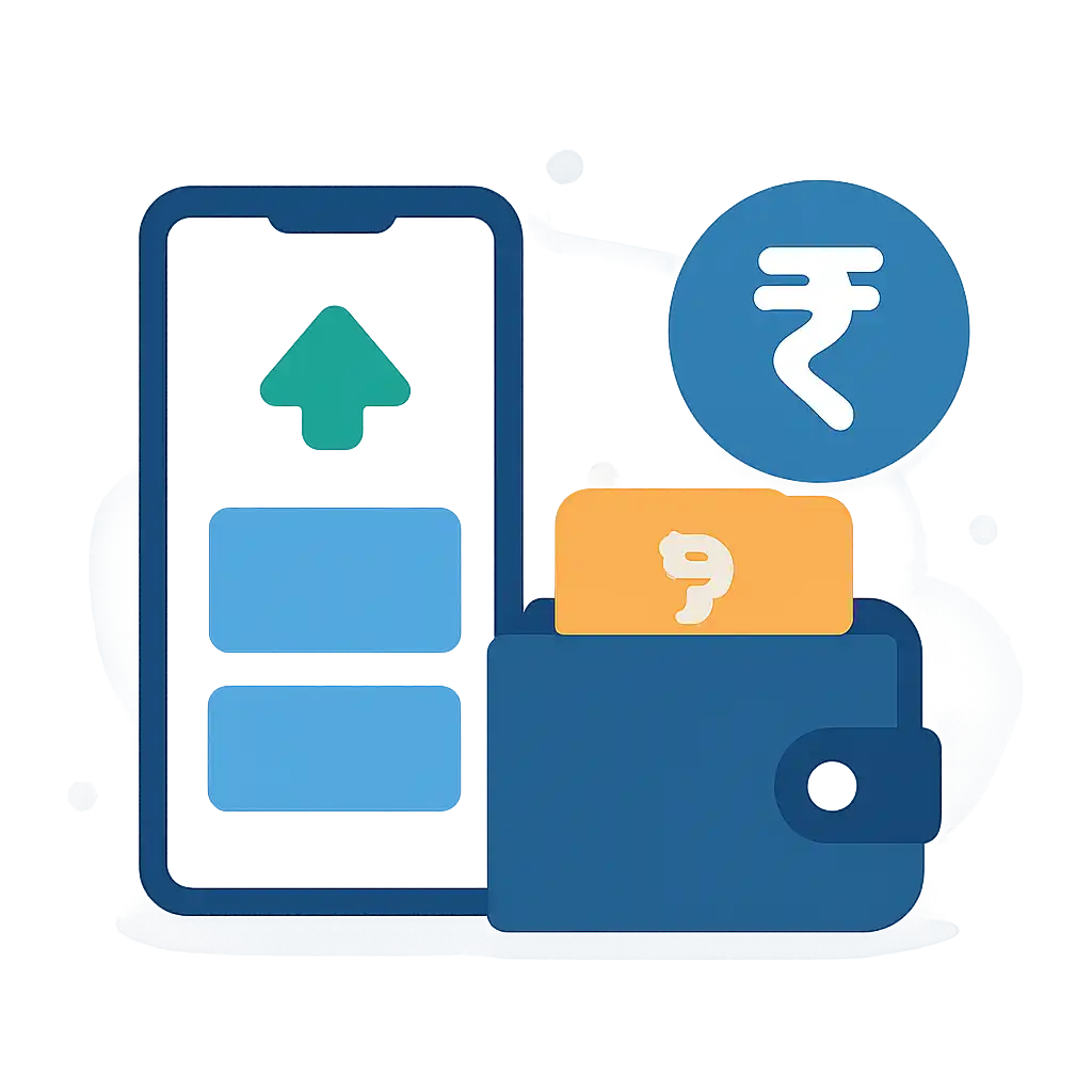 Payments / UPI symbols: 92 Game deposit and withdrawal graphic